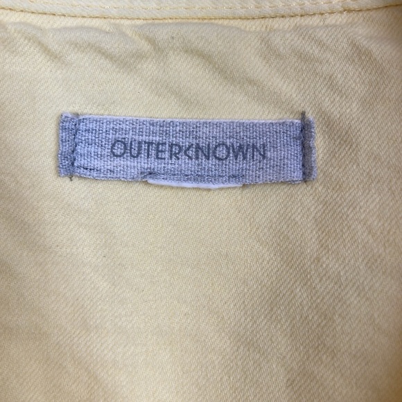 Outerknown S.E.A. Jumpsuit Boiler Suit Organic Cotton Yellow Large - Picture 7 of 10